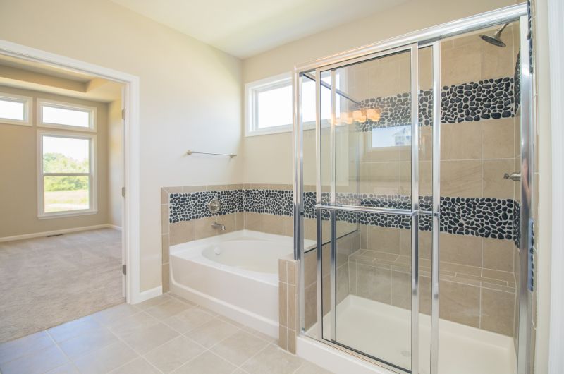 Sliding Door Shower for Limited Space